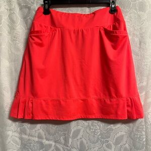 Chic Orange/Red Skort for Women